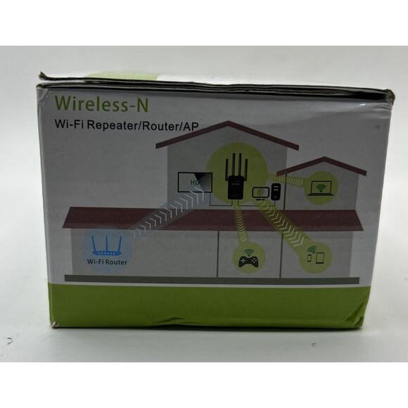 Pix-Link LV-WR09 300Mbps Wireless-N Wifi Signal Booster Repeater/Router/AP - Picture 3 of 6